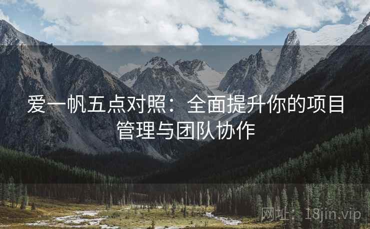 爱一帆五点对照：全面提升你的项目管理与团队协作